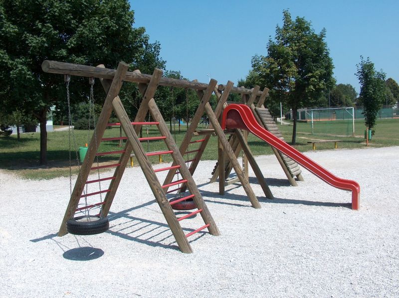 Wood Playground Installation