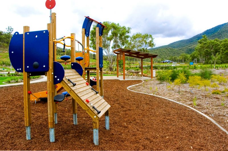 Wood Playground Installation